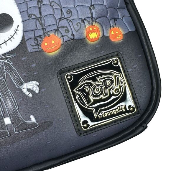 POP! by Loungefly Disney NBC Jack Skellington House Mini Backpack 4.5\